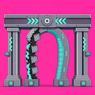 support arch, damaged