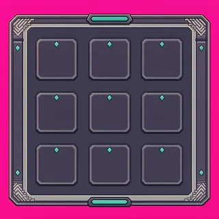 empty inventory panel, disabled-muted state