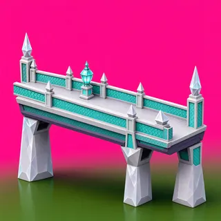 frosted small bridge
