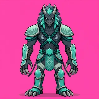 original adult beast enemy, facing south