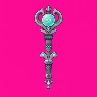 staff, ornate design