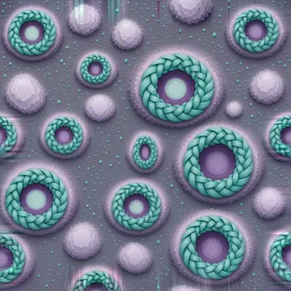 dust-covered violet mineral soil