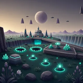 resource clearing at dusk