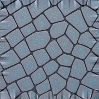 frosted worn cobbles