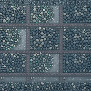 weathered blue gravel