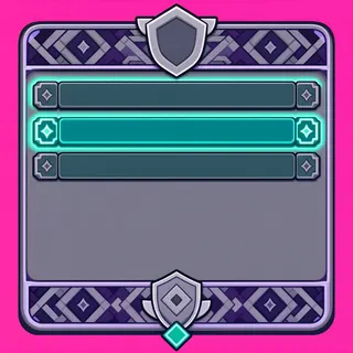 empty menu panel, keyboard-focused state