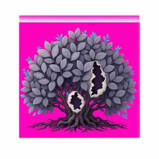 damaged low bush