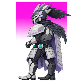 original adult armored enemy, facing west