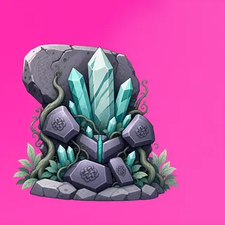 overgrown resource deposit