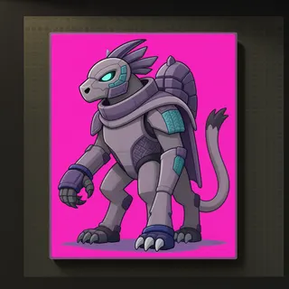 original adult beast enemy, facing west