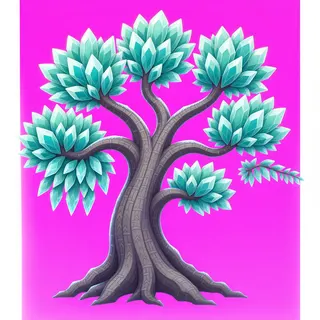 frosted standing tree