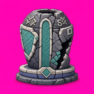 damaged relic pedestal