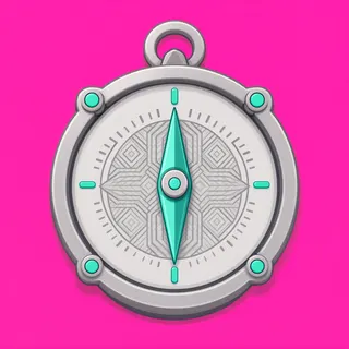 compass, plain design
