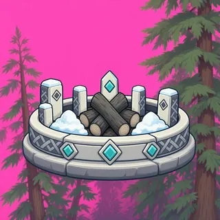 frosted campfire ring