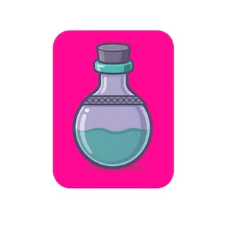 healing potion, plain design