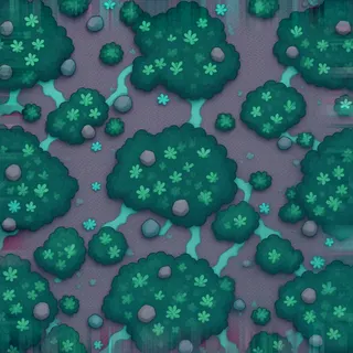 damp teal low moss