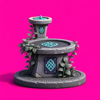 overgrown relic pedestal