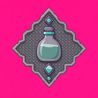 healing potion, rare accent design