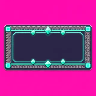 empty dialogue frame, keyboard-focused state