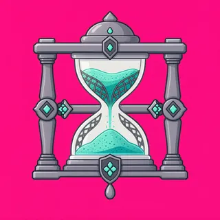 hourglass, ornate design