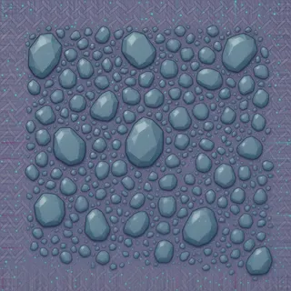 clean blue gravel