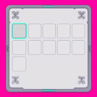 empty inventory panel, keyboard-focused state