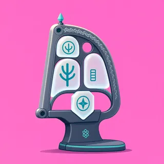 frosted wayfinding sign without text