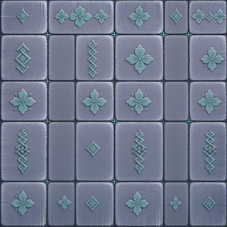frosted dusty tiled floor
