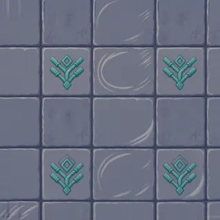clean dusty tiled floor