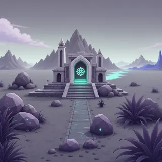 hidden shrine at daylight
