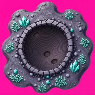 scorch mark, dense arrangement