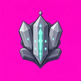 energy crystal, rare accent design