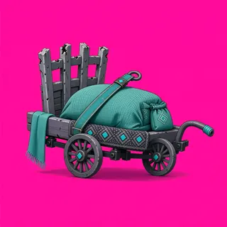 damaged abandoned cart