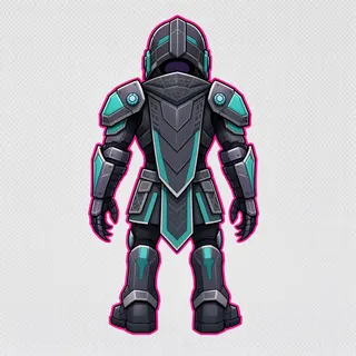original adult armored enemy, facing north