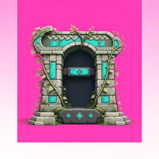 overgrown gate