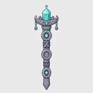 staff, plain design