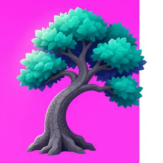 overgrown standing tree