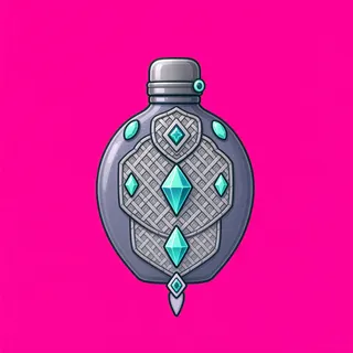 water flask, ornate design