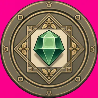 gem, plain design