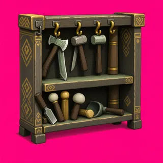 clean tool rack