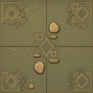 clean packed earth