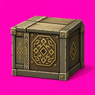 weathered wooden crate