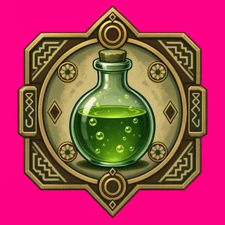 healing potion, ornate design
