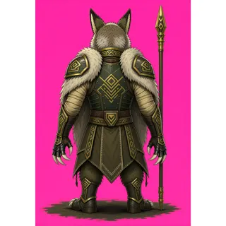 original adult beast enemy, facing north