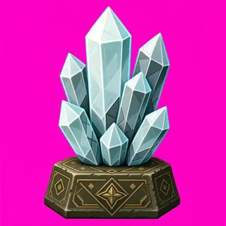 clean crystal cluster