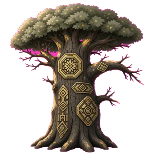 weathered standing tree