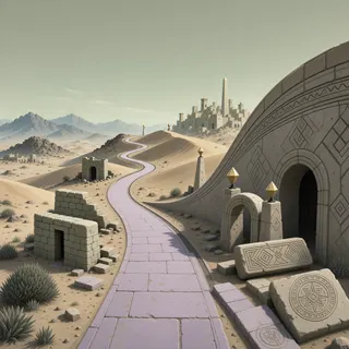 winding wilderness path at daylight