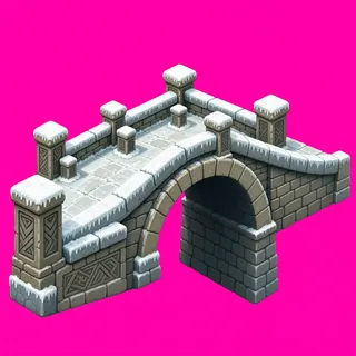 frosted small bridge