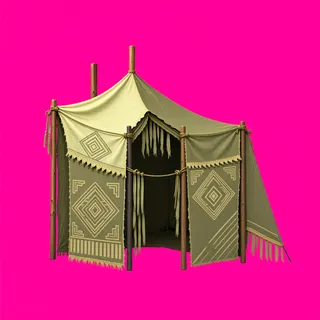 damaged tent