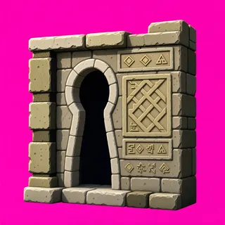 clean stone wall section